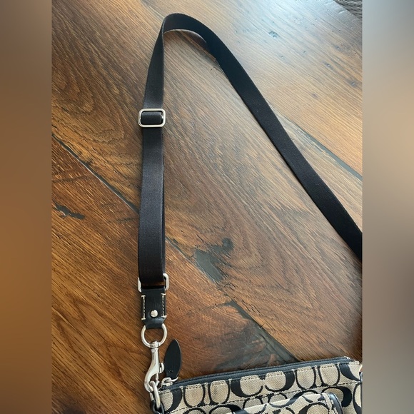 Coach Classic Block Logo Print Crossbody Bag - Picture 7 of 10